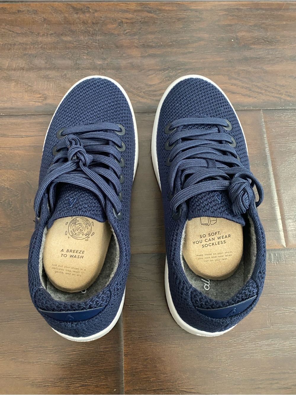 New with box allbirds Tree Piper Moonrise lace up sneakers women’s size 7 - Picture 5 of 8